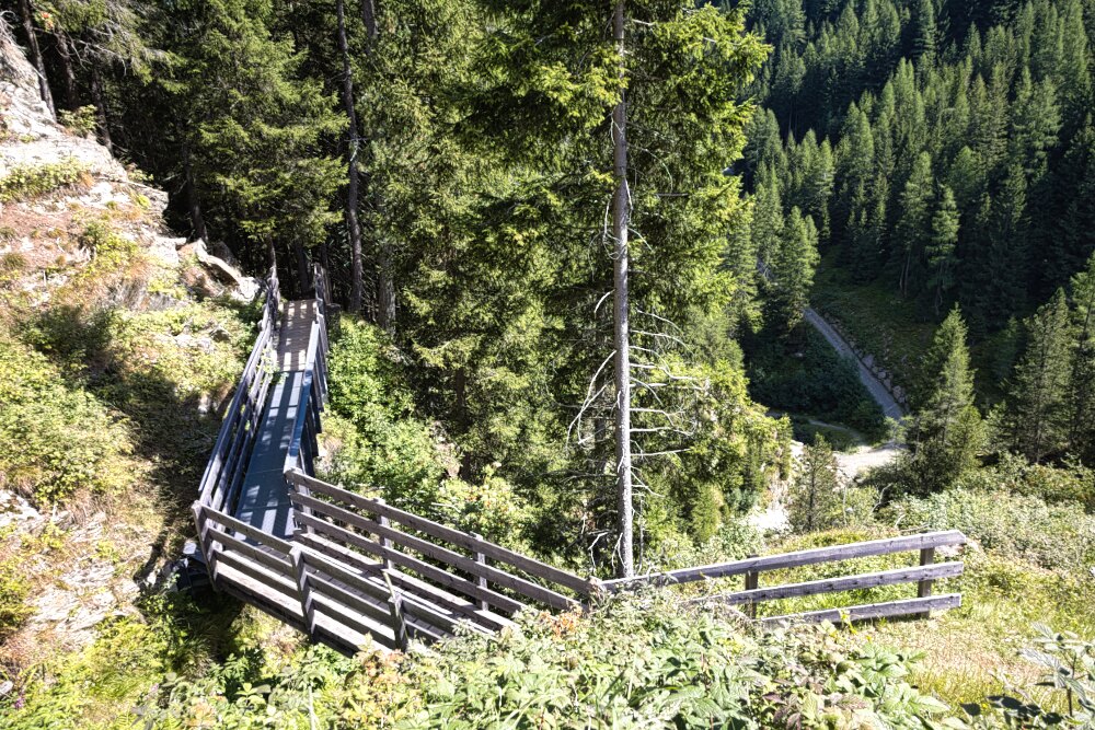 sentiero della cascata Gurgl
