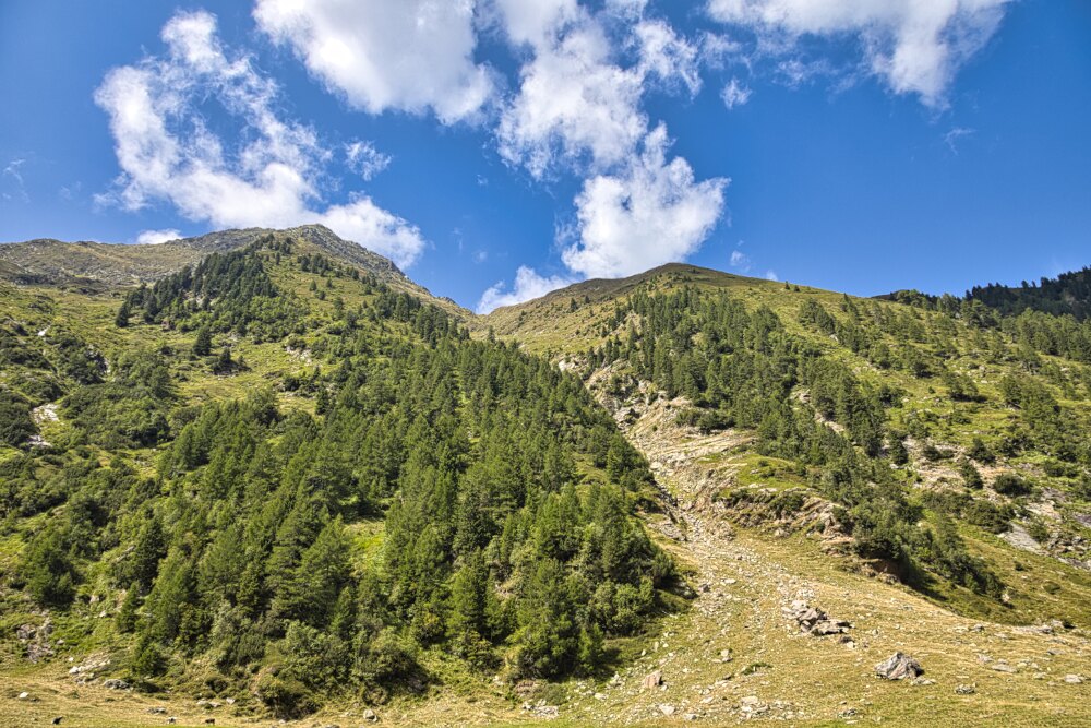 Valle di Ontratt tra Bergalm e Antratalm