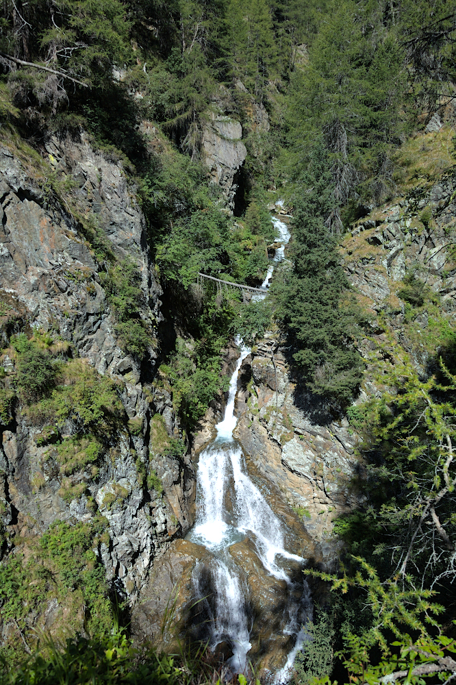 Salto del Bove salendo a Fane Alm