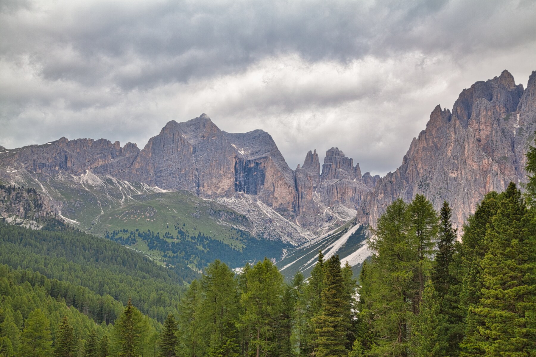 Catinaccio e Torri del Vajolet dal Ciampedie