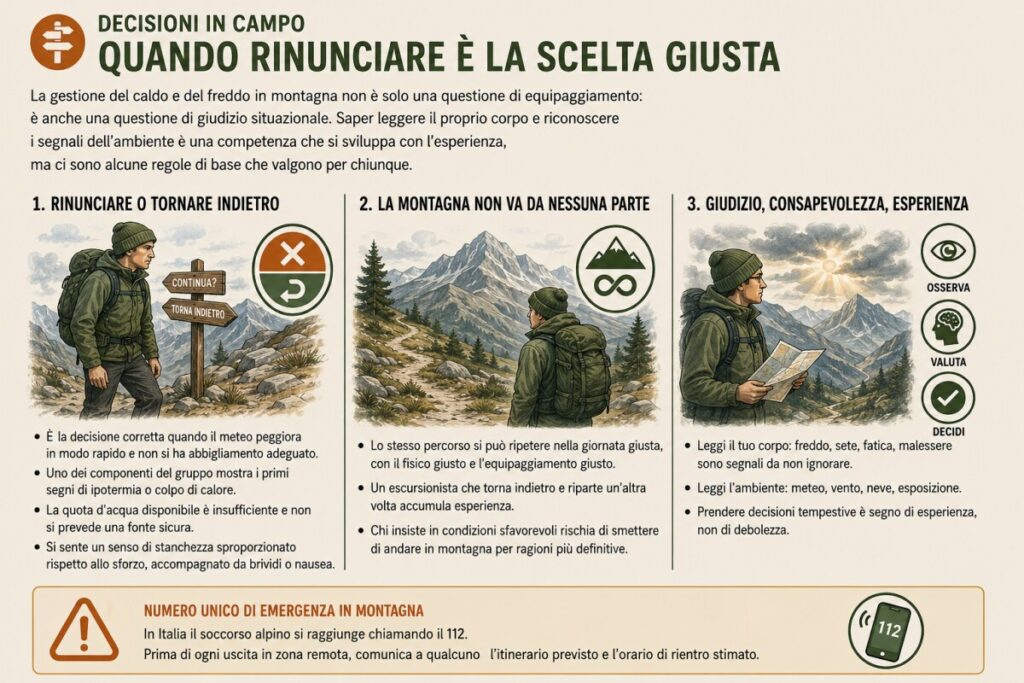 Decisioni in campo - quando rinunciare è la scelta giusta