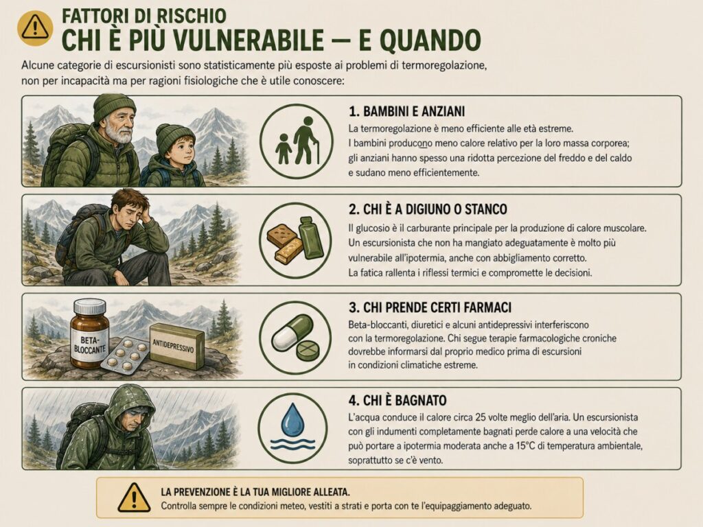 Fattori di rischio - chi è più vulnerabile e quando