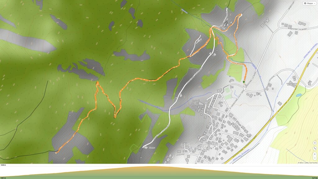 mappa Kumpfalm da Anterselva di Mezzo