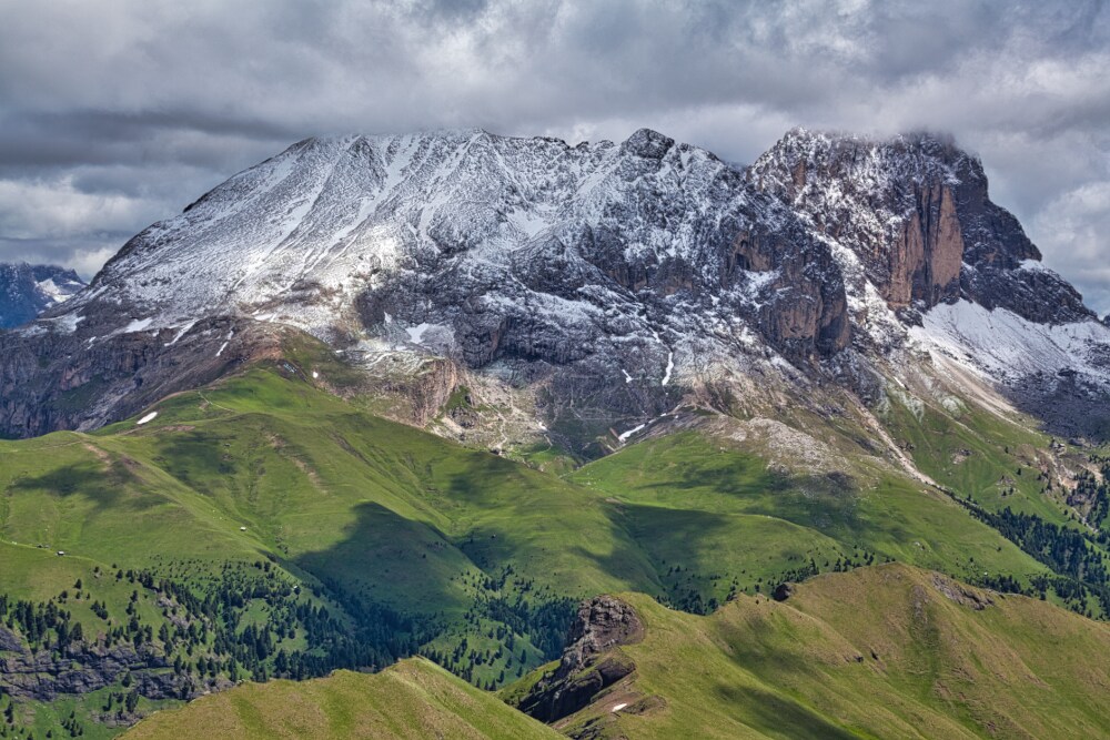 Sassolungo, Sassopiatto e la Val Duron
