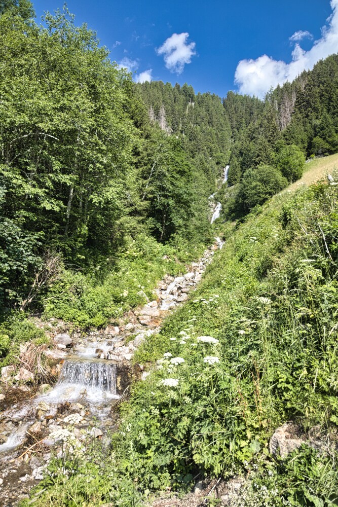 Nei pressi di Eggerhöfe, bivio per la Kumpfalm