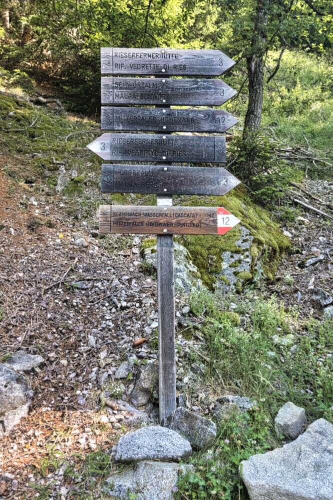 Sentiero 3 per la Bergeralm