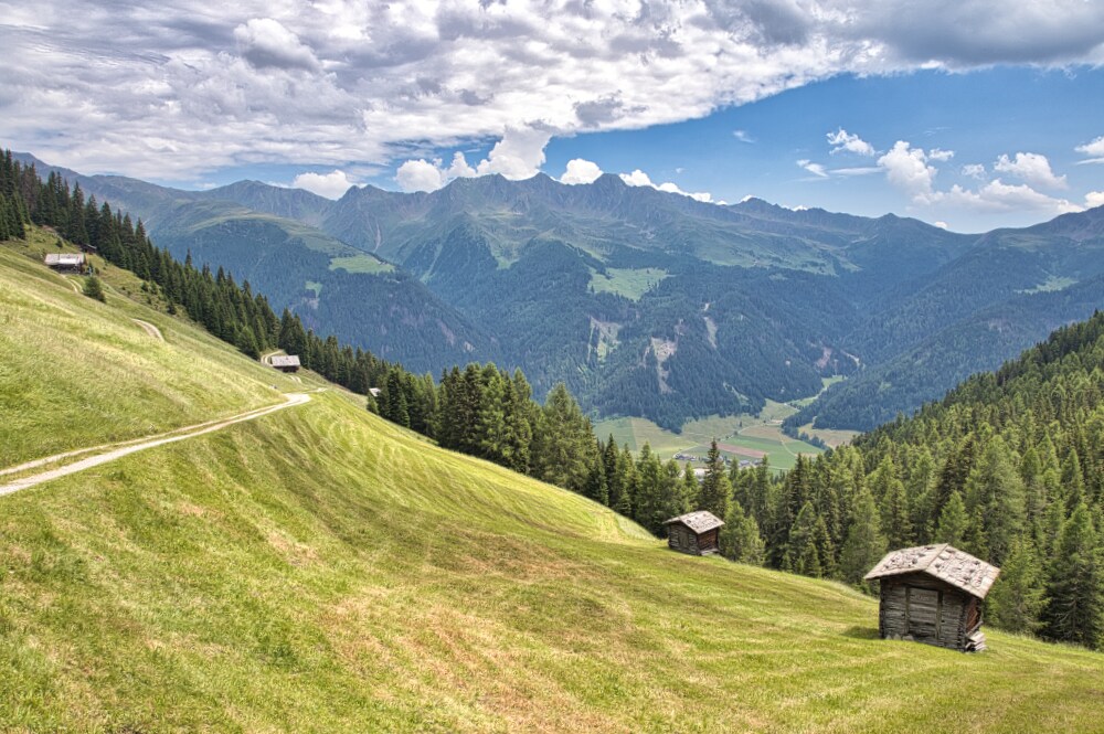 Dopo la Ascht Alm verso il sentiero 10