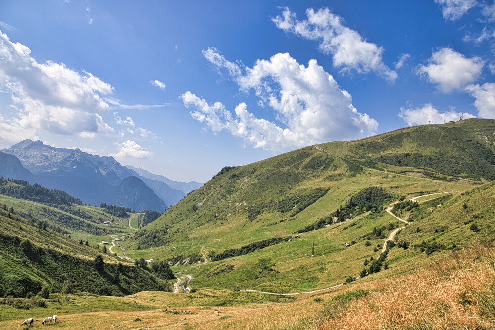 Val Carisole, monte Valgussera a destra